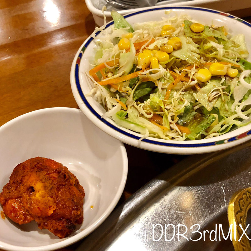 サラダセットA サラダ・チキン(チキンカリーズ 鳥取駅前店)