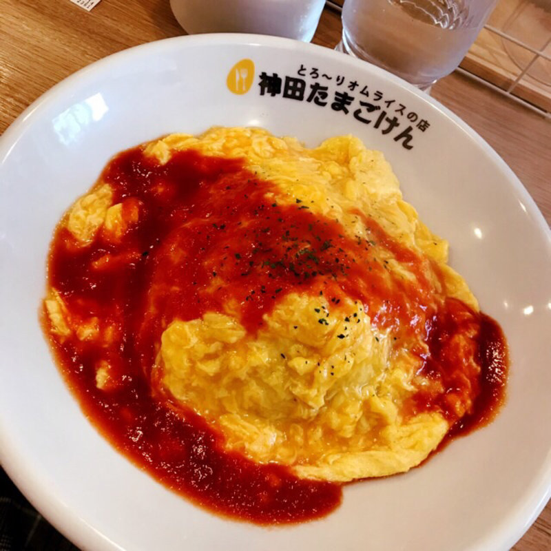 トマトチーズオムライス(神田たまごけん 高円寺店)