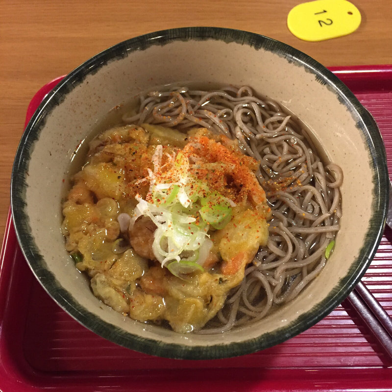 かきあげ蕎麦(十八番)