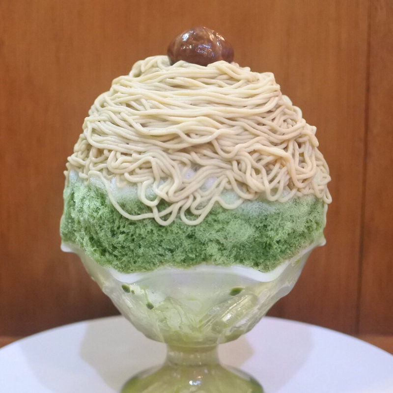 しぼりたて和栗モンブラン氷(かき氷研究所)