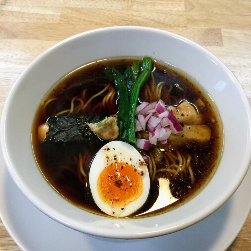 牡蠣香油とかめびし醤油ブラック(ガチ麺道場 )