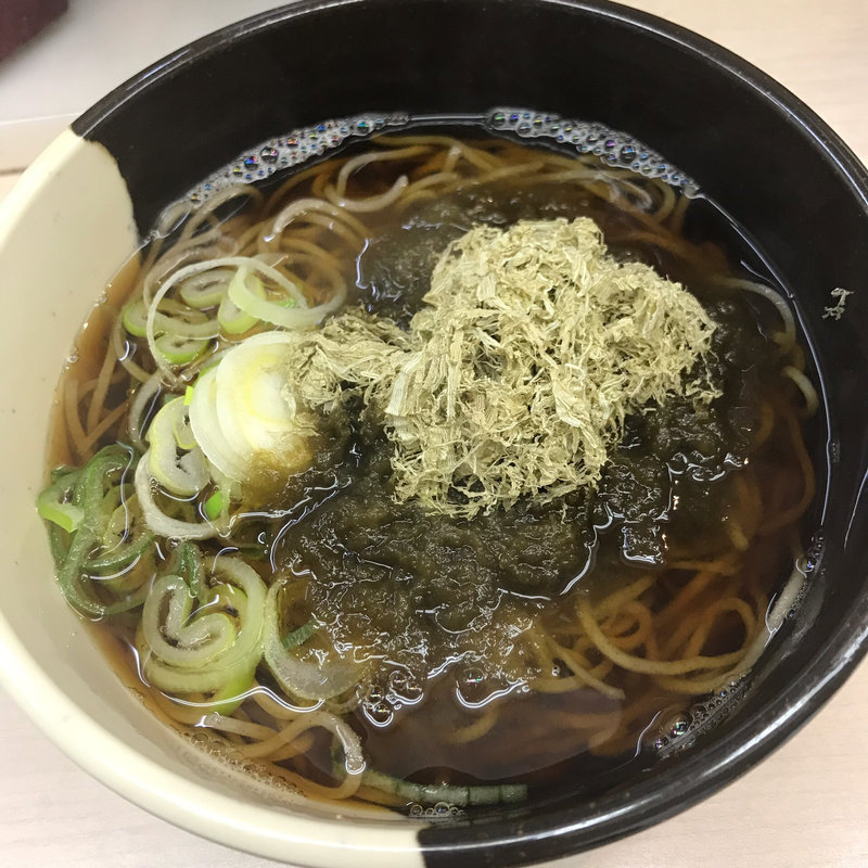 とろろ昆布蕎麦(大橋や)
