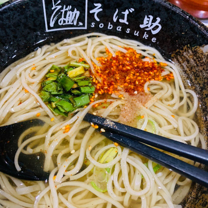 かけそば(そば助 北千住店)