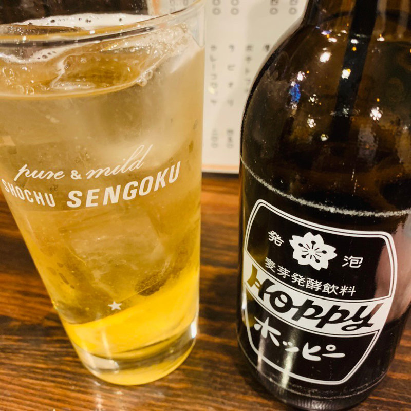 ホッピー(もつ焼き たかみや)