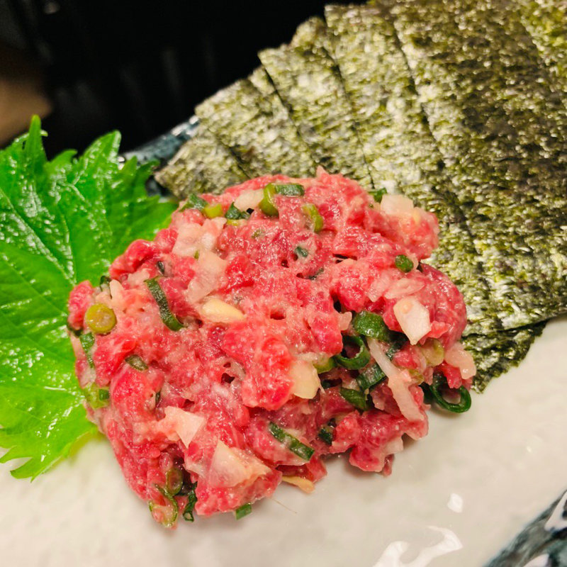 馬肉のタルタル(三喜)
