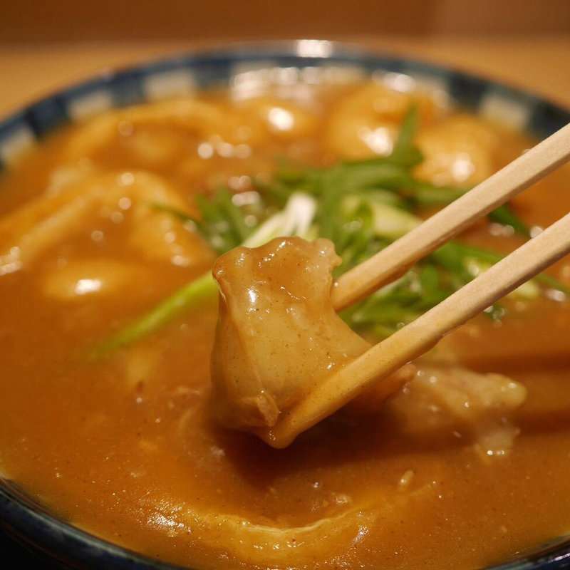 かすカレーうどん(うどん 千代)