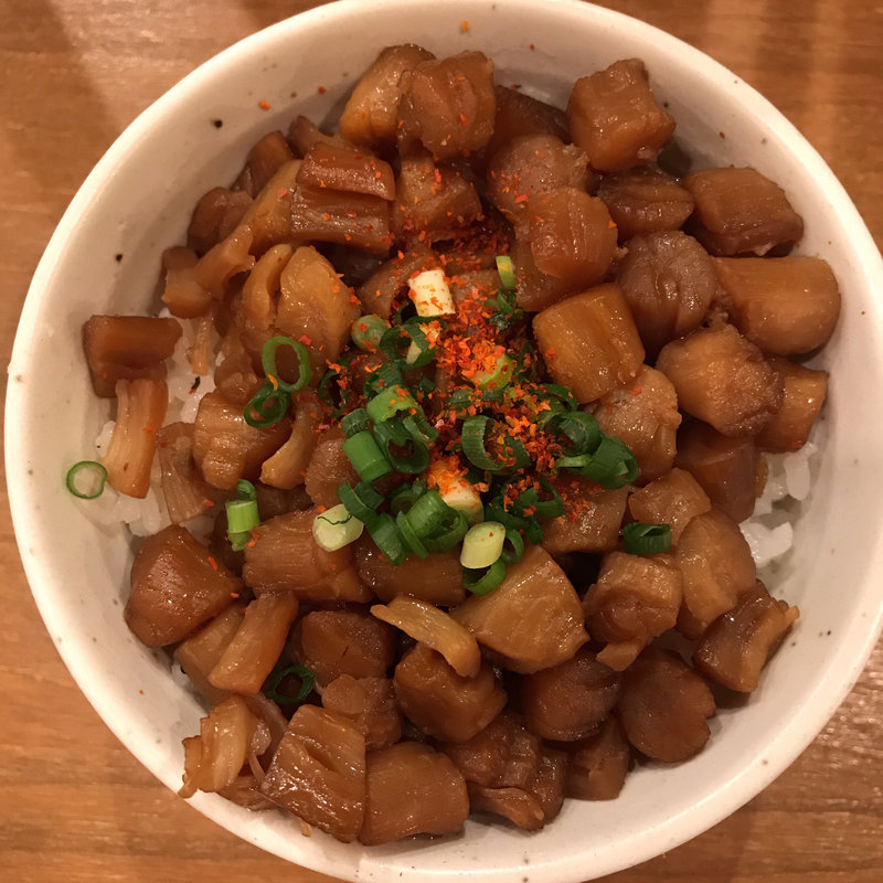 貝柱とバターのごはん(鶏ポタラーメン THANK お茶の水)