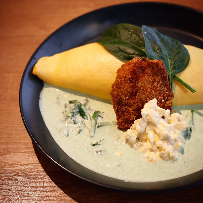 広島産カキフライのオムライス(pagot)