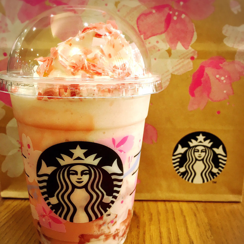 さくらフルフラペチーノ(スターバックスコーヒー ルミネ立川店)