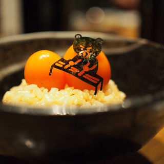 熊のたまごかけご飯(熊の焼鳥 )