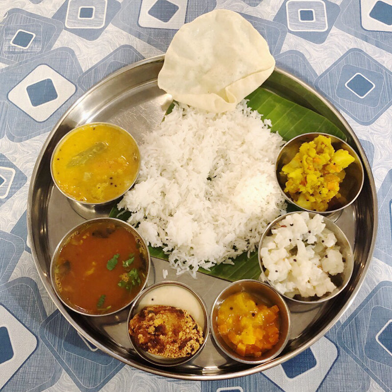 ランチミールス(南インド プドゥチェリ)
