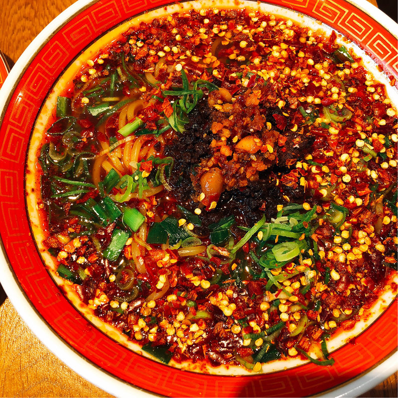 紅麻辣担々麺(タイガー餃子 河原町店 )