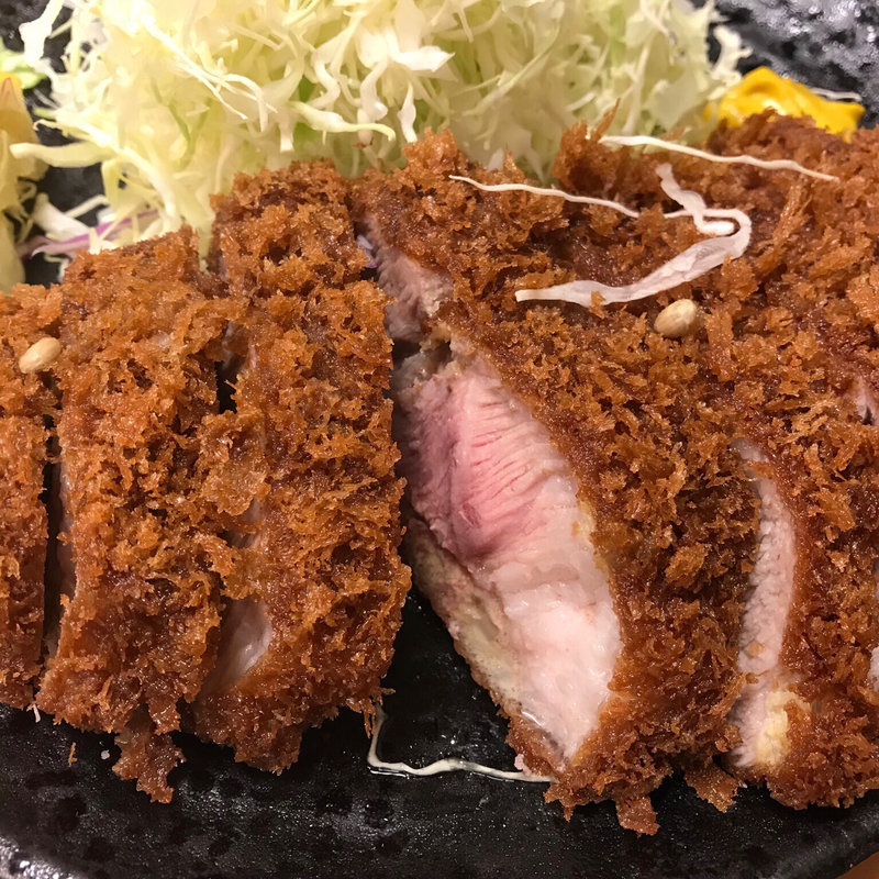肩ロース定食(とんかつ檍 大門店)