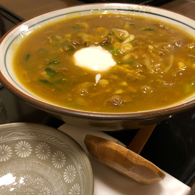 牛すじ京あげカレーうどん(藤よし 堺駅前店 （ふじよし）)