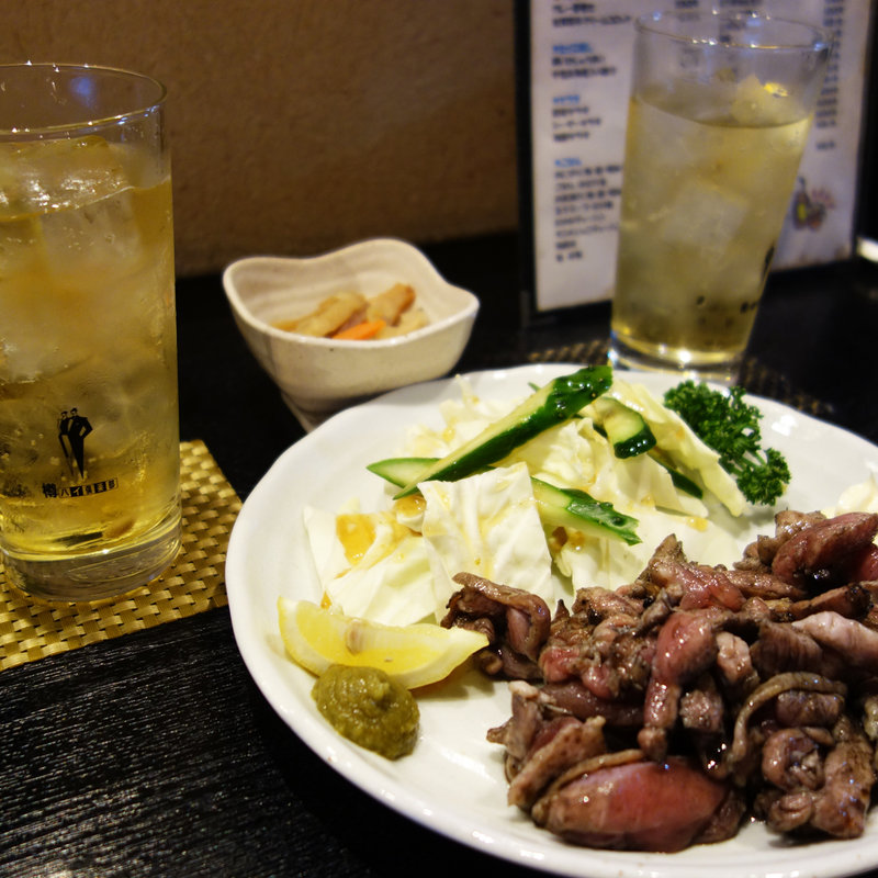 地鶏もも焼き(居酒屋 ひでちゃん)