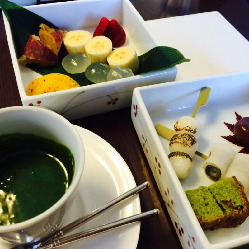 抹茶フォンデュ(京洋菓子司 ジュヴァンセル三条店 )