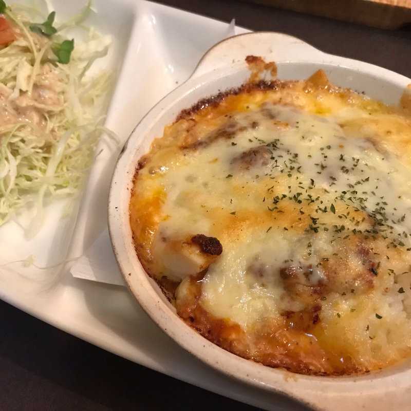 ドリアセット(シーフードドリア)(亜理亜恵)