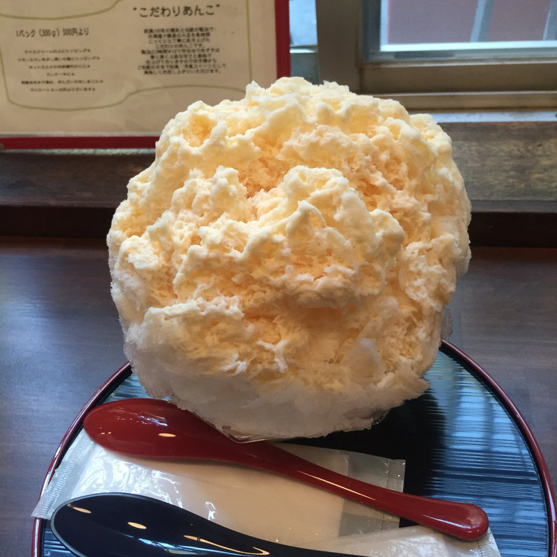 ミルク氷(大阪浪花家 )