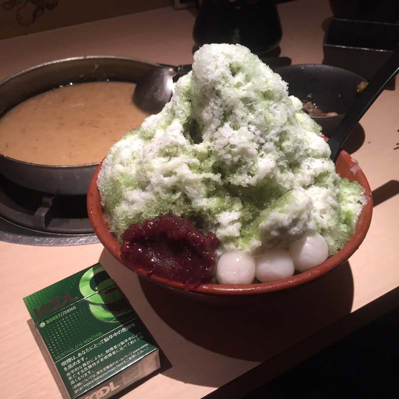 カキ氷(鍋守ミートセンター 堂島店)