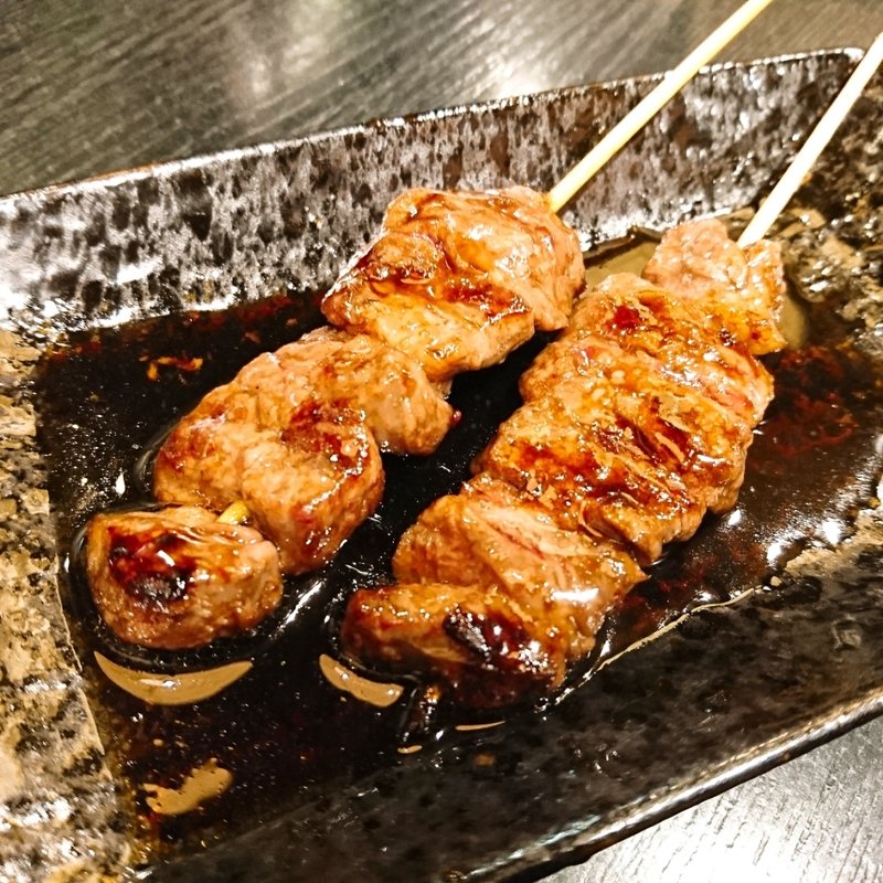 牛ハラミ串焼き(一休田尻店)