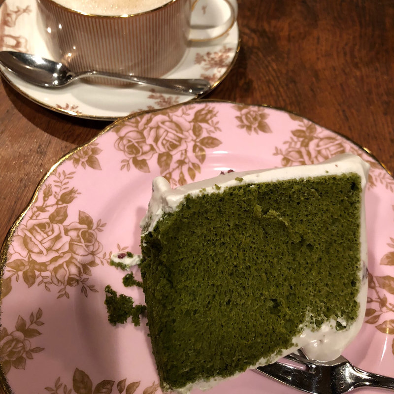抹茶シフォン(茶亭 羽當 渋谷店)