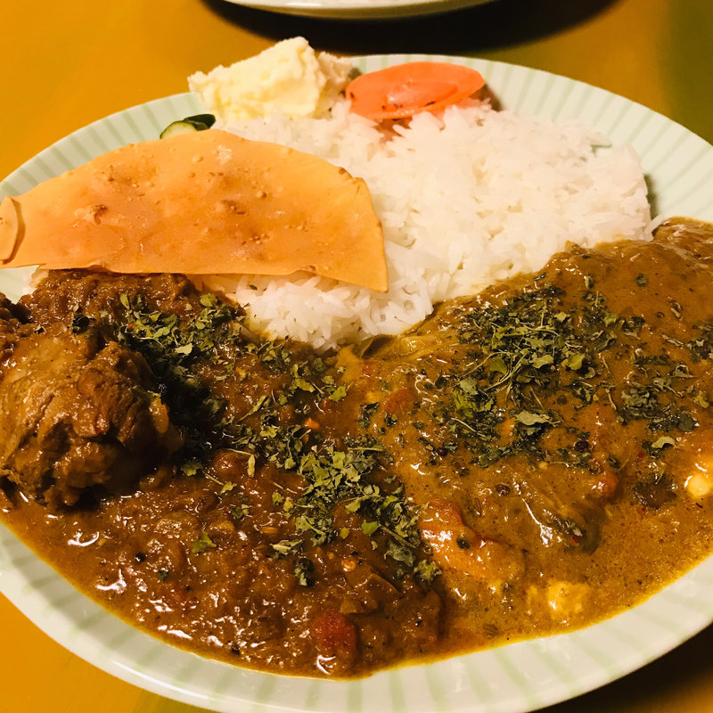 2種盛り(ごはんカフェ 琥珀荘 （ゴハンカフェ コハクソウ）)