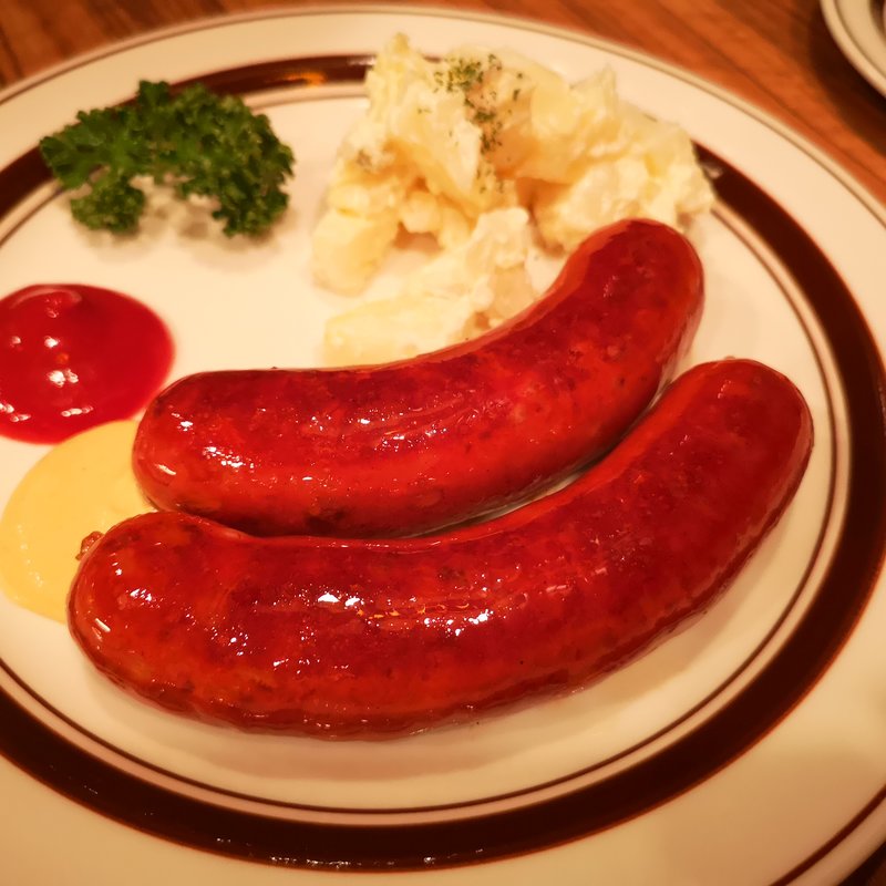 チョリソー 焼き2本付き(ドイツ ビアハウス ハンブルク)