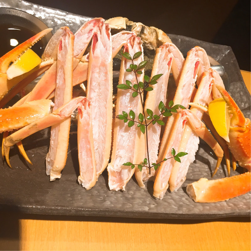 松葉ガニたたき(楽家 （らくや）)