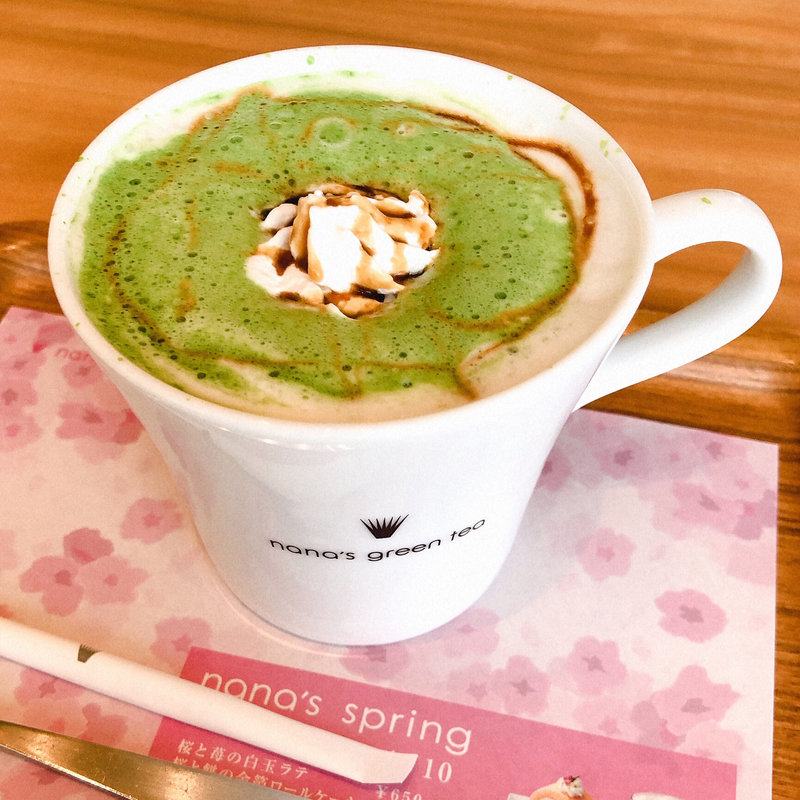 黒蜜抹茶ラテ(ナナズグリーンティー 神戸ハーバーランド店)