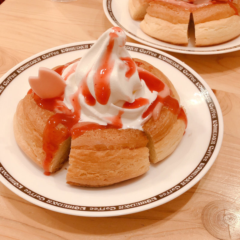 ミニシロノワール （ いちごチョコ ）(コメダ珈琲店 神戸ハーバーランド店)