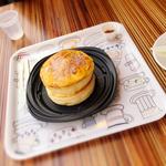 ブリュレパンケーキ(eggg Cafe 小平本店)