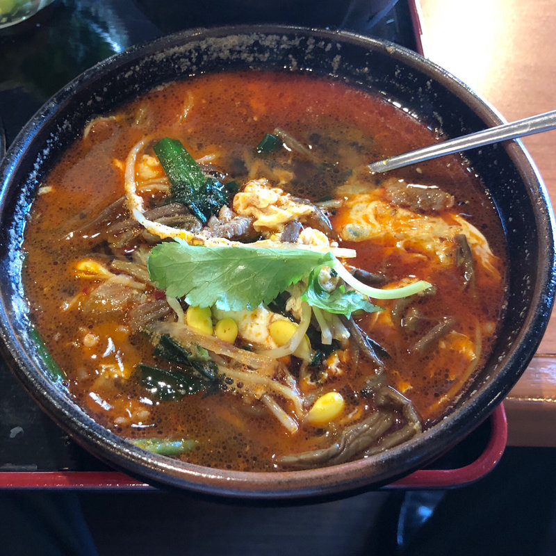 ユッケジャンスープ(安楽亭 和泉多摩川店)