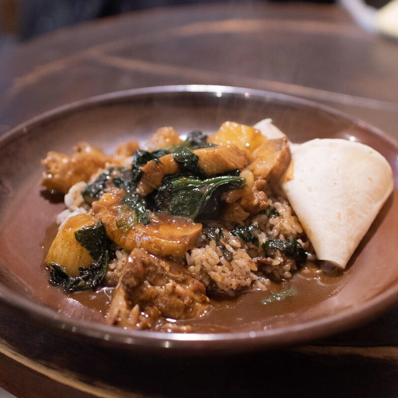 ポパイカレー+トルティーヤ(インデアン （indean）)