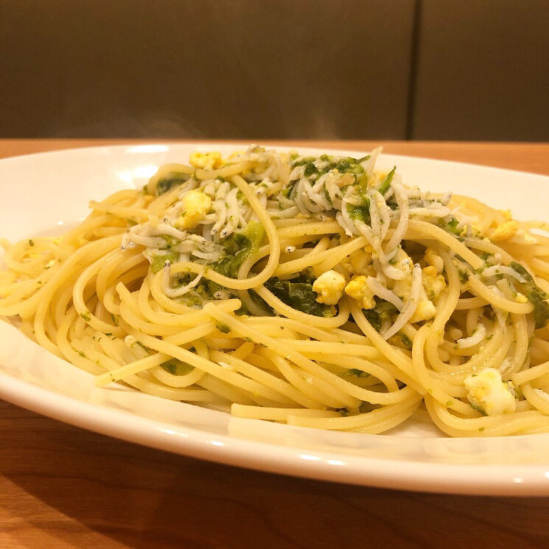 シラスのオイルパスタ(イタメシ サクラ伊食堂)