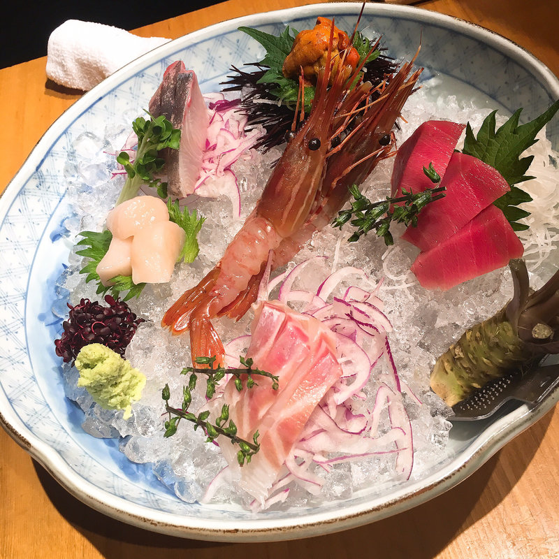 お刺身六点盛り(和食 えん 丸の内オアゾ店)