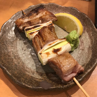 本鮪ねぎ間串と(ヤマヤ鮮魚店)