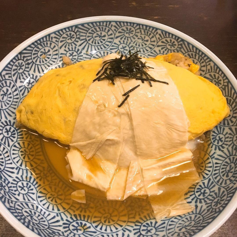 とろ湯葉オムライス(おむらはうす 出町柳店 )