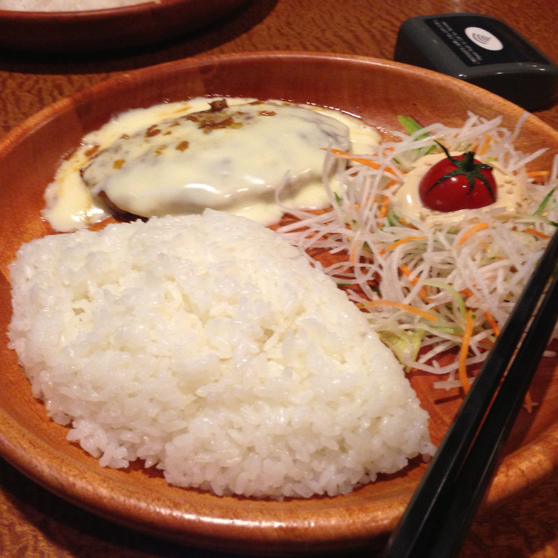 チーズフォンデュハンバーグ(びっくりドンキー)