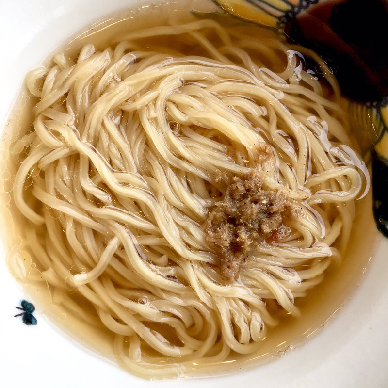 のどぐろ煮干しらーめん（だし）(Ramen&Bar ABRI （ラーメンアンドバーアブリ）)