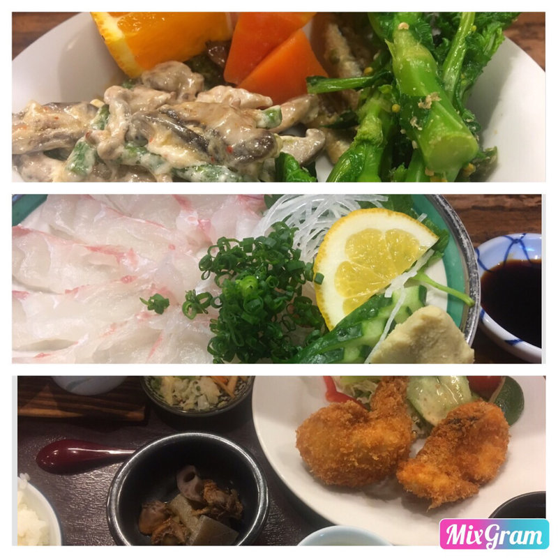 ひらめ定食(おるごーる )