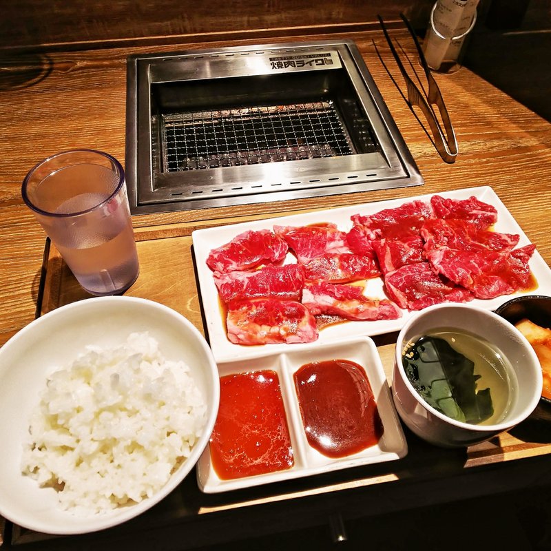 カルビハラミセット（200g）(焼肉ライク 渋谷宇田川町店)