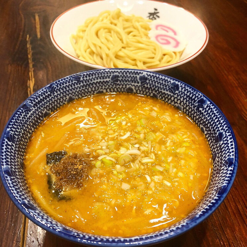濃厚味噌つけ麺(元祖熟成細麺　香来 壬生本店 )