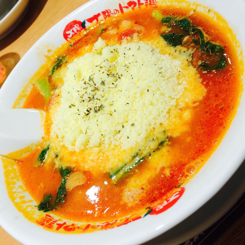 チーズラーメン(太陽のトマト麺 三田支店)