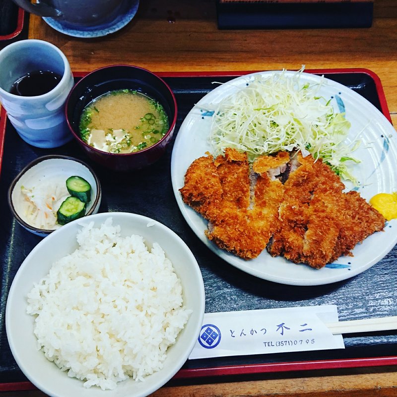 かつ(ロース)定食(とんかつ 不二(ふじ))