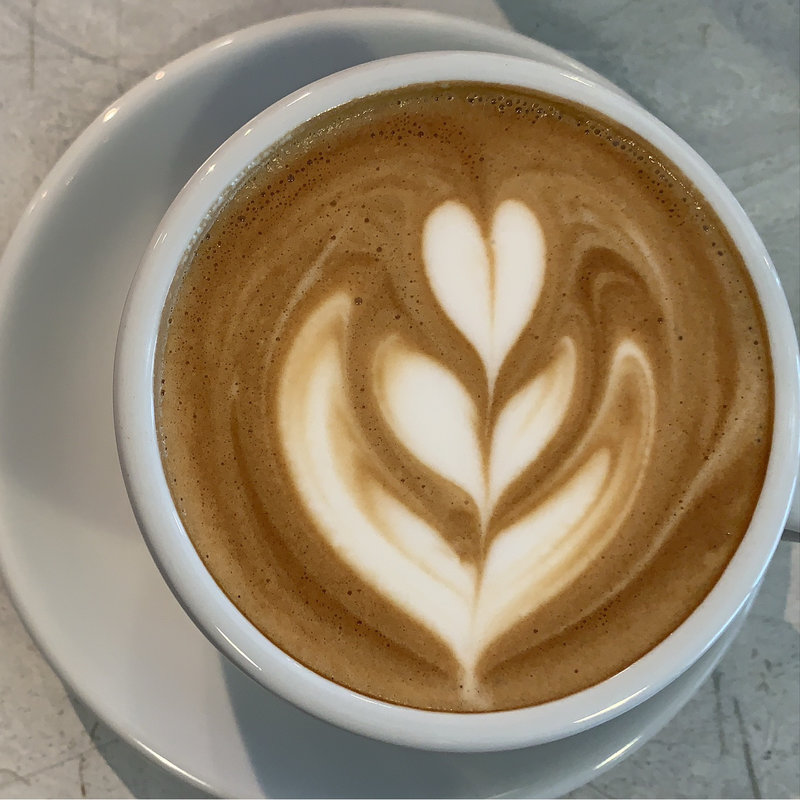 カフェラテ(BLUE BEANS ROASTERY)