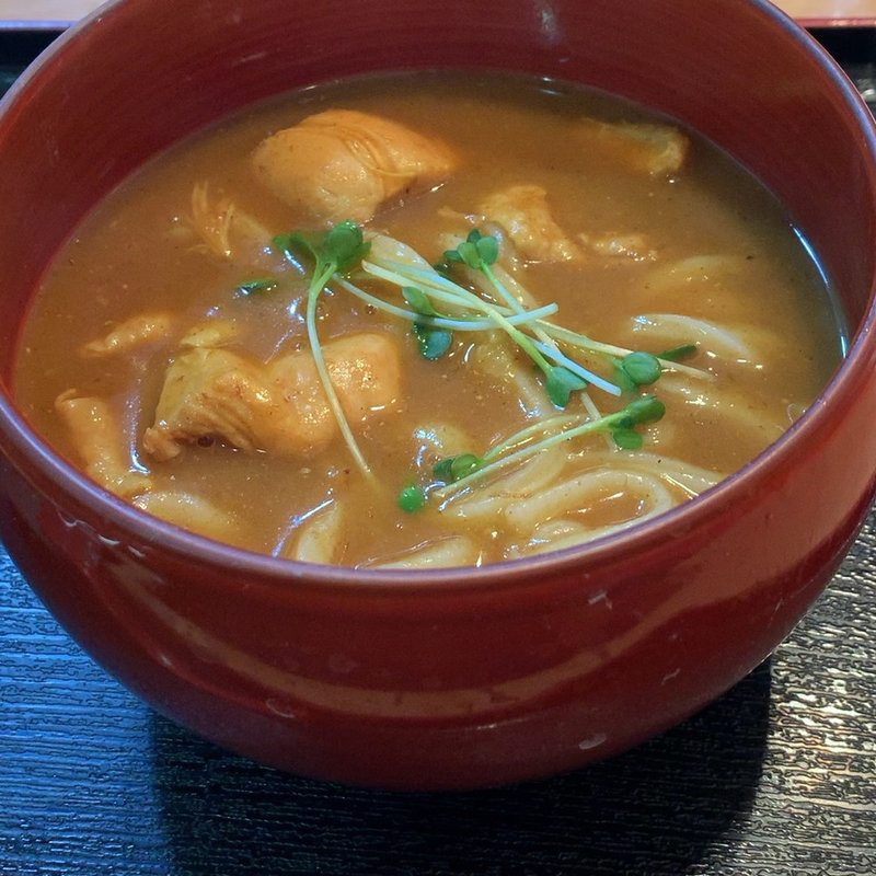 カレーうどん(さぬきうどん 大木戸 福岡舞鶴店)