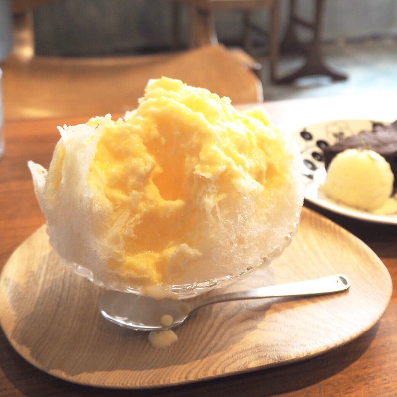レモンカードのかき氷(Un berger manquant(アン ベルジェ モンクゥ))
