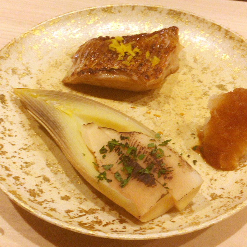 筍とのどぐろの幽庵焼き(はらまさ )