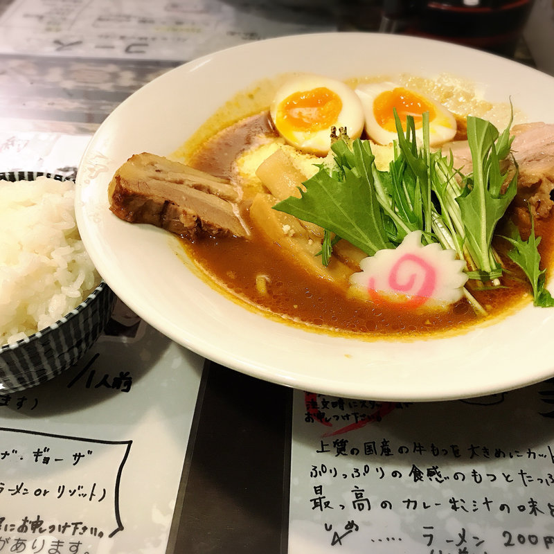 カリー麺(まろ亭カリー&カフェ)