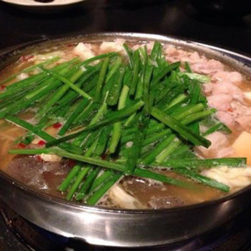 もつ鍋　みそ味(博多もつ鍋 やま中 本店)